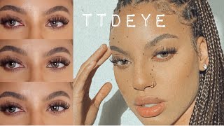 BEST CONTACTS FOR BROWN EYES  TTDEYE REVIEW  DISCOUNT CODE [upl. by Navaj]