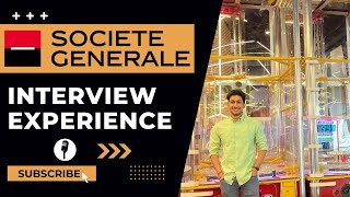 Societe generale Interview Questions And Answers  Societe generale Interview Experience 2023 [upl. by Ayikaz]