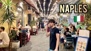 Naples Evening Walk Italy 🇮🇹 4K HD August 13 2024 Walking Tour City Walk Napoli Italia [upl. by Anidam]