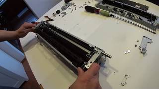 FUSER UNIT Ricoh Aficio MPC4502 MPC5502 VIDEO SERVICE TUTORIAL [upl. by Rora582]