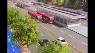 Así serán las troncales de Transmilenio por la avenida 68 y la Ciudad de Cali [upl. by Aip]