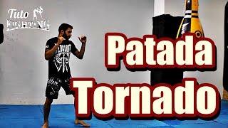 Patada tornado  Tornado kick  Tutofighting [upl. by Kelam934]