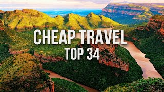 34 INSANELY CHEAP Destinations for Budget Travel in 2025 [upl. by Nnaarat941]