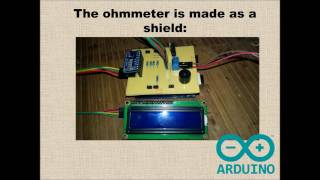 Arduino Ohmmeter shield with ADS1115 [upl. by Hazeefah]