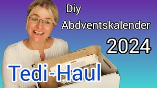 TEDI HAUL diy Adventskalender 2024 [upl. by Kennan12]