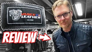 Vance Leather Mens Cafe Racer Motorcycle Jacket Review [upl. by Eylk]