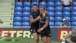 HIGHLIGHTS London Broncos 2236 Warrington Wolves [upl. by Egroeg541]