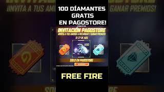 100 Diamantes Gratis En PAGOSTORE INVITACIÓN PAGOSTORE [upl. by Ahcatan]