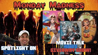 MOVIE TALK AND COMIC BOOK  MONDAY MADNESS  200 SUB giveawaystream [upl. by Ollayos660]