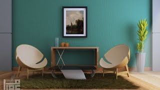 3dsmax interior lesson with vray 32 by isam zaghairet [upl. by Annahsad]