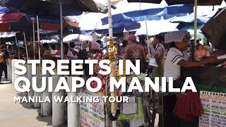 Exploring Quiapo Walking Tour  Quiapo Manila Streets [upl. by Ahseya705]