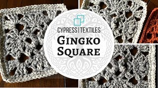 VVCAL 2018 Week 5 Crochet Motif Gingko Square [upl. by Nnyleimaj]