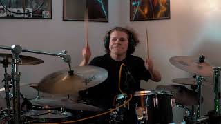 Tallah Cover Medley  Overconfidence  Placenta amp LED  One take Drum Cover [upl. by Kaehpos189]