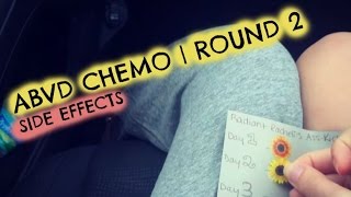 ABVD CHEMO SIDE EFFECTS Round 2 [upl. by Adnoral35]