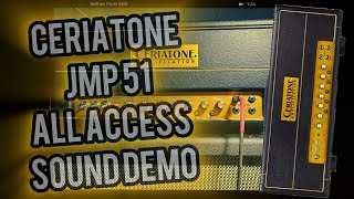 Ceriatone JMP 51 Plexi All Access Amplifier Sound Demo [upl. by Hewett]