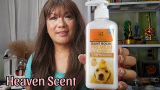 SAINT ROCHE PREMIUM DOG SHAMPOO shampoo ng mga furrbabies ko [upl. by Ahsein]