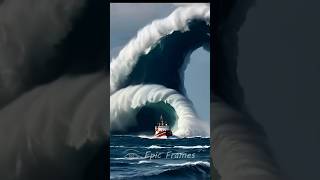 Ships in a Storm  Incredibly Big Waves [upl. by Adiari]