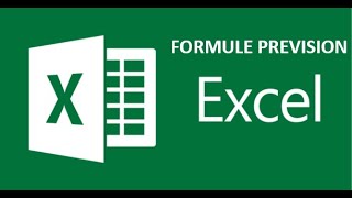 Comment utiliser la Formule quotPrevisionquot dans Excel  Tutoriel [upl. by Matrona76]