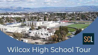 Wilcox High School Drone Tour  Santa Clara 2021 [upl. by Nohsreg]