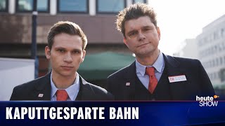 Veraltet und verspätet Lutz und Fabian machen Bestandsaufnahme bei der Deutschen Bahn  heuteshow [upl. by Nanor779]