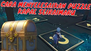 Cara menyelesaikan Puzzle di Kapal Seiraimaru Seiraimaru Boat Puzzle  Genshin Impact [upl. by Llebpmac301]