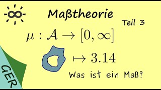 Maßtheorie  Teil 3  Was ist ein Maß [upl. by Alejoa119]