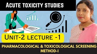 Acute Toxicity Studies  Oral Acute Toxicity 425  Guideline OECD [upl. by Ariem267]