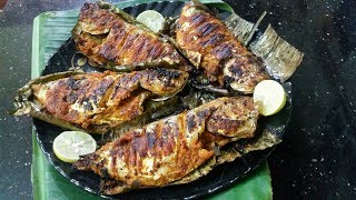 வாழை இலை மீன் வறுவல் இகான் பகார் Malaysian recipe Ikaan bakar in tamil [upl. by Hourihan]