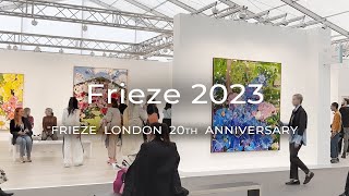 Highlights of Frieze London Frieze Masters and Frieze Sculpture 2023 [upl. by Enilaf]