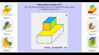 Dibujando perspectivas paso a paso en Tecnología ESO [upl. by Schou]