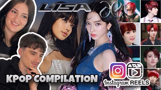 KPOP INSTAGRAM REELS COMPILATIONS V2  REACTION [upl. by Richmound465]