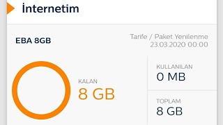 MEB VERDİ YENİ 8GB EBA İNTERNETİ UZAKTAN EĞTİM İNTERNETİ TURK TELEKOM [upl. by Heimlich]