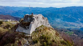 Escursione al romitorio di S Bartolomeo e alla torre del Bargiglio Cune 4K [upl. by Ettezel]