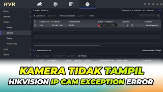 Hikvision Ip Camera Exception Error [upl. by Rosati159]