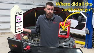 How To Find A Coolant Leak Without Visible Leaks [upl. by Noied]