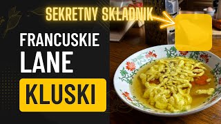 Francuskie lane kluski Przepis  SEKRETNY TRIK 🕵🕵🕵 [upl. by Kcirddahc804]