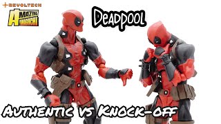 How to spot bootleg  KO Amazing Yamaguchi Revoltech Deadpool [upl. by Euqilegna707]