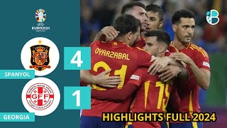 HIGHLIGHTS SPAIN SPANYOL VS GEORGIA EURO 2024 [upl. by Chak]