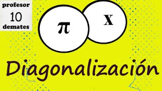 Diagonalización 02 de matrices 2x2 ejercicio resuelto 1 [upl. by Talanian]