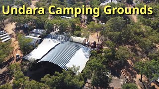 Undara Camping ground fly over North Queensland [upl. by Atilam499]