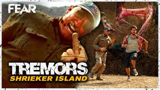 Burt Gummer Is Eaten By The Queen Graboid Final Scene  Tremors Shrieker Island 2020  Fear [upl. by Adelina734]