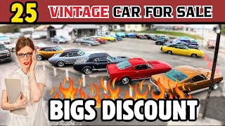 Big Discount Warehouse Cleaning Classic Cars for Sale Under Market [upl. by Aneez]