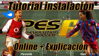 COMO DESCARGAR E INSTALAR PES 6 ORIGINAL  ONLINE MEDIAFIRE TUTORIAL 2024 [upl. by Horvitz981]