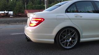 Mercedes C63 W204 Agency Power Headers with Meisterschaft Exhaust [upl. by Jeannette853]