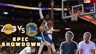 Los Angeles Lakers Vs Golden State Warriors  NBA2K24 Gameplay [upl. by Notlimah]