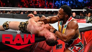 Big E vs Austin Theory – WWE Championship Match Raw Nov 22 2021 [upl. by Croner453]