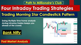 Four Intraday Trading StrategiesCamarilla pivot point Morning Star Doji Pattern 20MA Pivot Point [upl. by Nanreh987]