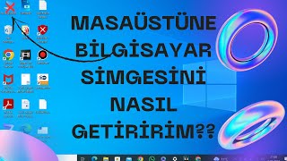 Masaüstüne Bilgisayar Simgesi Getirme  Masaüstüne Çöp Kutusu Simgesi Getirme [upl. by Tterrej]