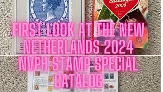 First look at the new Netherlands 2024 NVPH stamp special catalog [upl. by Trilley]