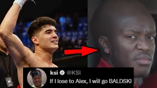 If KSI loses to Alex Wassabi he will go BALDSKI [upl. by Zaccaria]